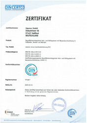 CER SICCUS SPORT SYS MECH DIN CERTCO 7F438-F DE DE 1030926